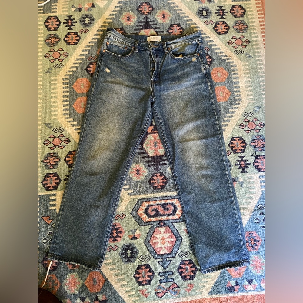 Free people mid rise denim!